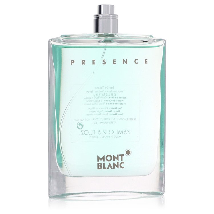 Presence by Mont Blanc Eau De Toilette Spray (Tester) 2.5 oz Presence by Mont Blanc Eau De Toilette Spray (Tester) 2.5 oz